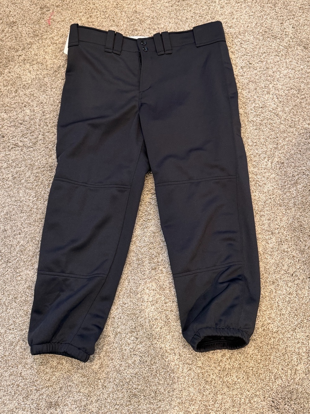 NWT Mizuno Women’s Softball Elastic Bottom Pants. Double Knit. Reinforced Knee.